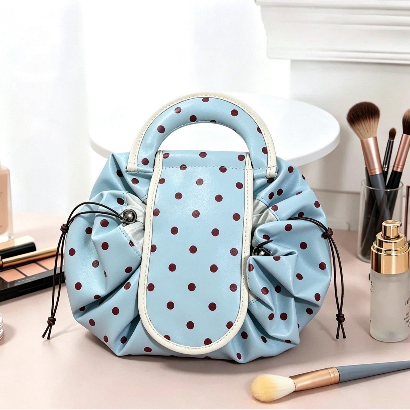 Modische gepunktete Handtasche Brehn