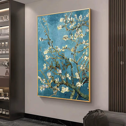 Florales Blumen Leinwand Kunstwerk