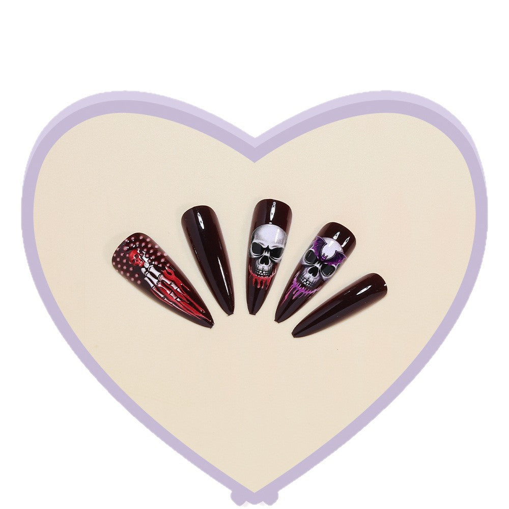Künstlerische Gothische Schädel Nagelkunst Tipps Brehn