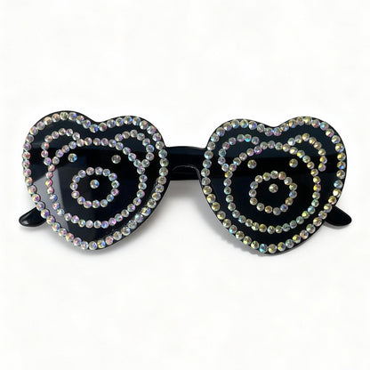 Herzförmige Strass-Sonnenbrille Brehn