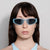 Damen modische Sonnenbrille im futuristischen Stil Brehn