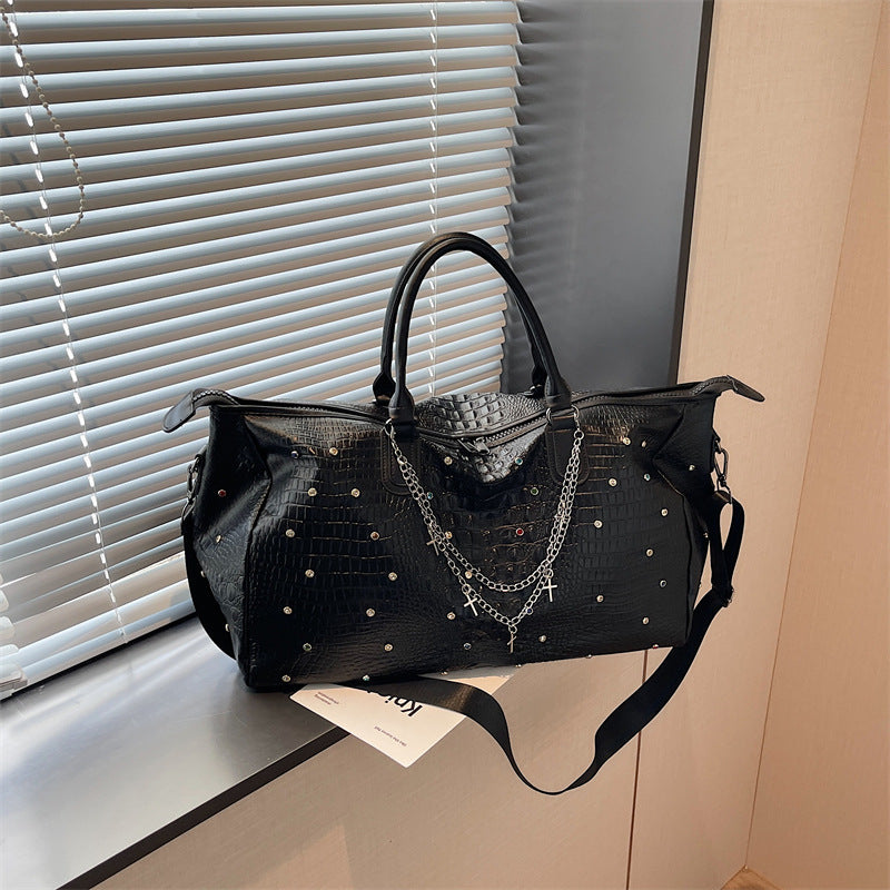 Elegante strukturierte Reisetasche Brehn