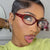 Damen modische optische Brille im eleganten Retro-Stil Brehn