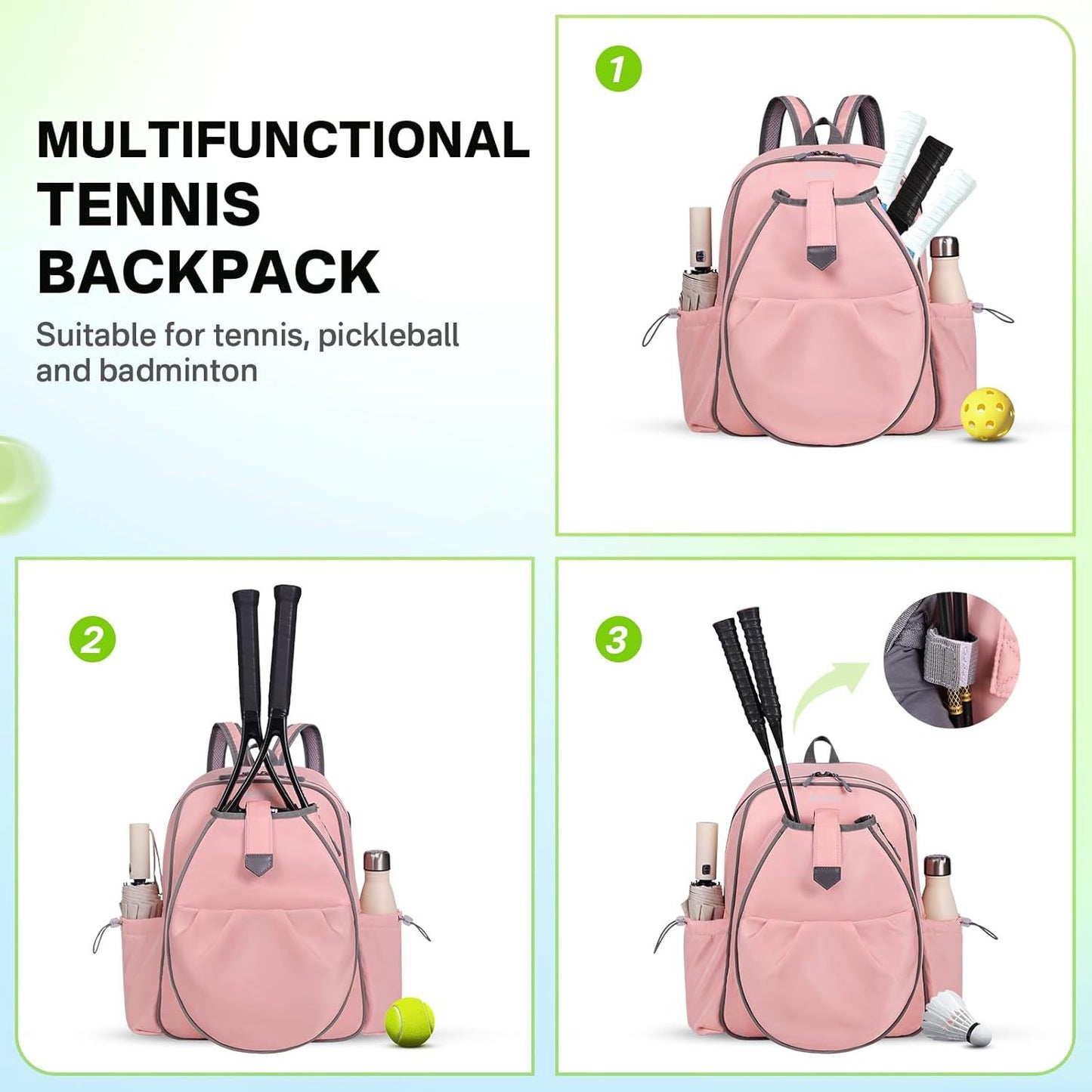 Multifunktionaler Tennis-Rucksack Brehn