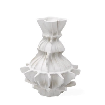 Künstlerische strukturierte Blumenvase