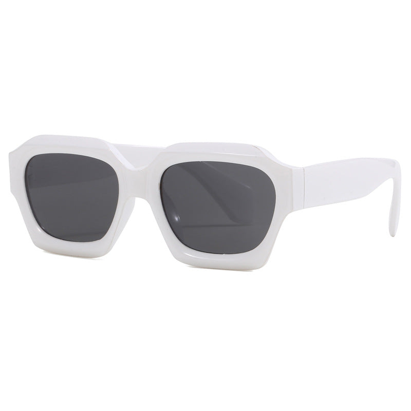 Damen modische geometrische Oversized-Sonnenbrille Brehn
