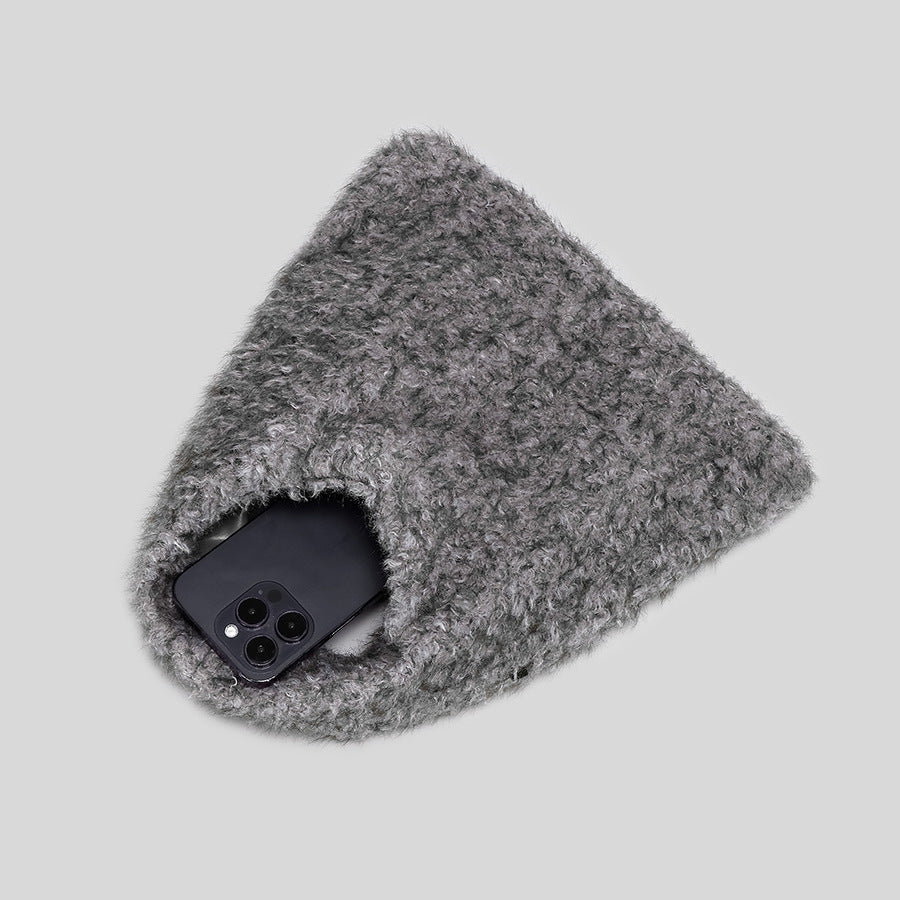 Fuzzy Textur Handtasche