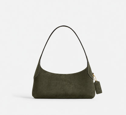 Elegante Wildleder Schultertasche