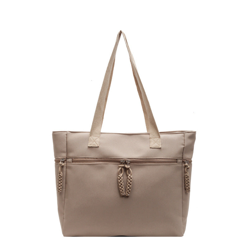 Vielseitige Reißverschluss-Canvas-Tasche Brehn