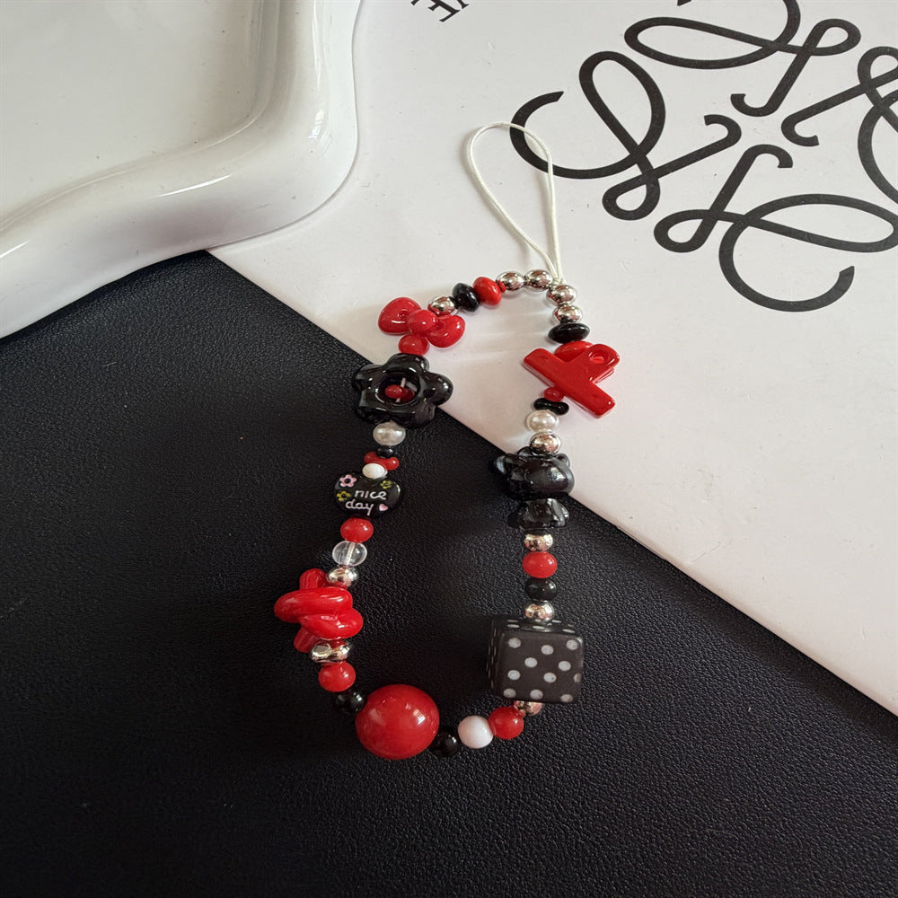 Dekorativer Charm Perlen Lanyard Brehn