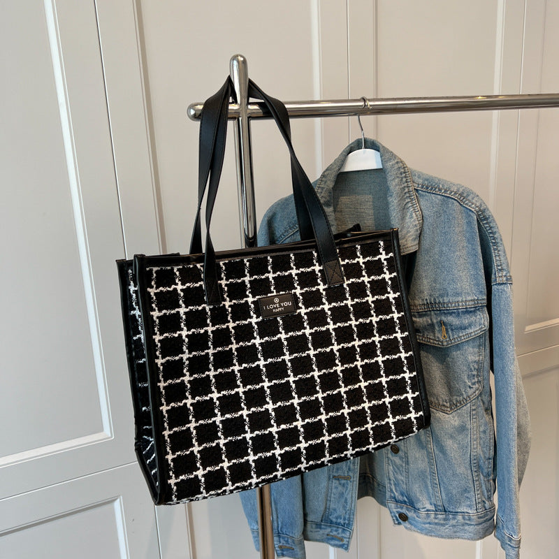 Elegante Texturierte Tote Bag Brehn