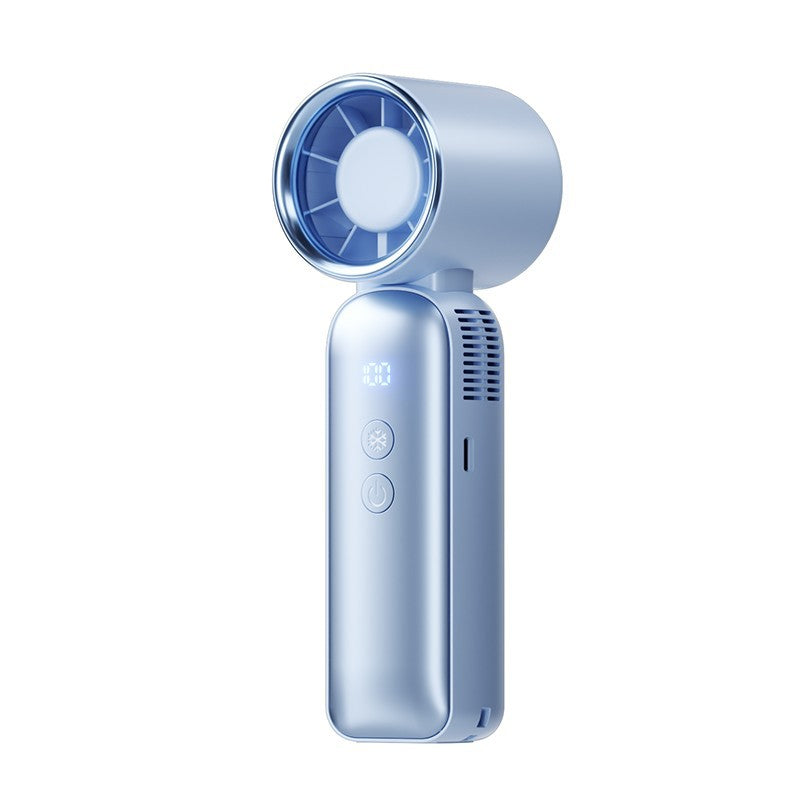 Damen tragbarer Ventilator mit digitaler Temperaturanzeige Brehn