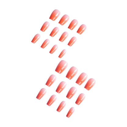 Elegante Ombre-Gel-Nagelverlängerungen