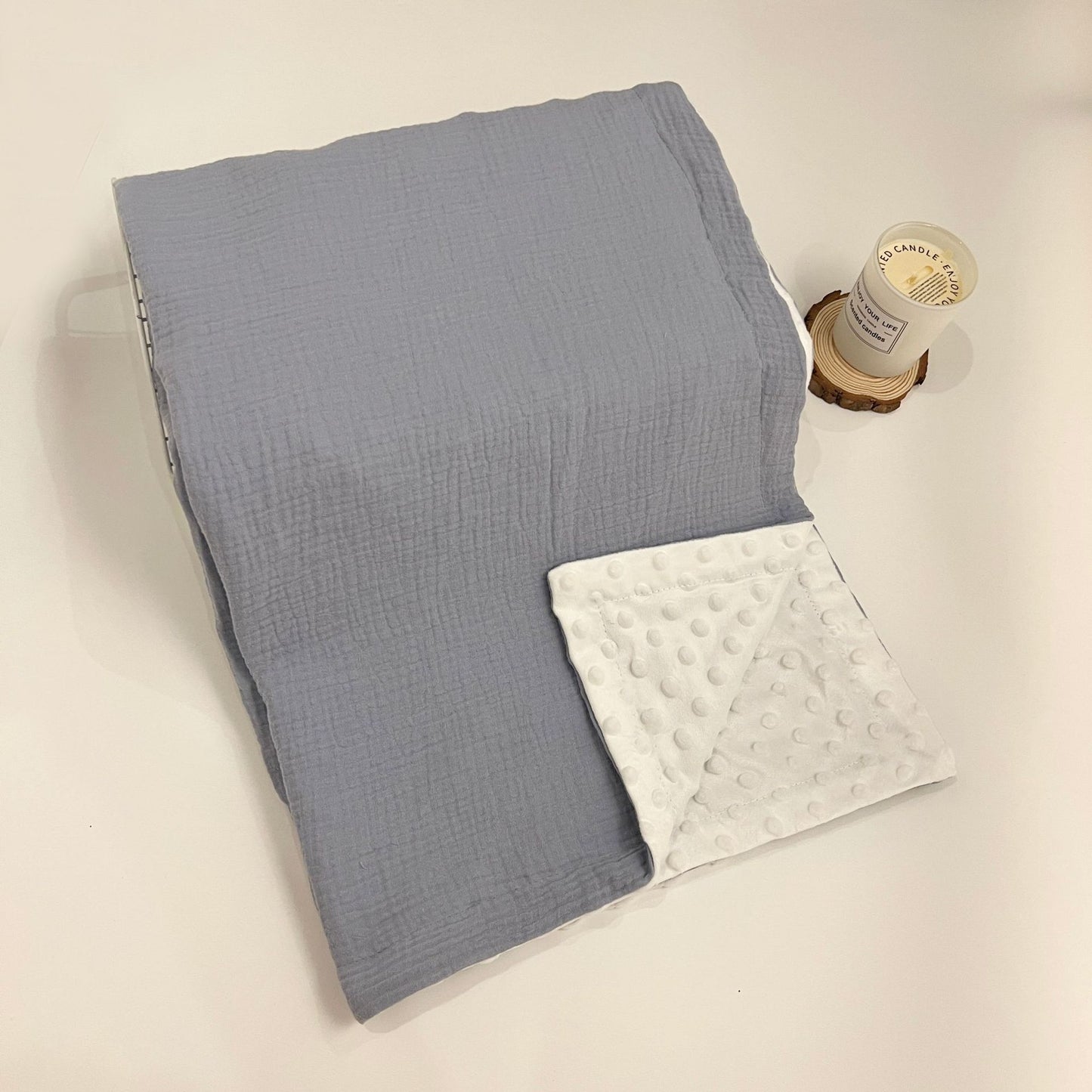 Plüsch gesteppte beidseitige Babydecke Brehn