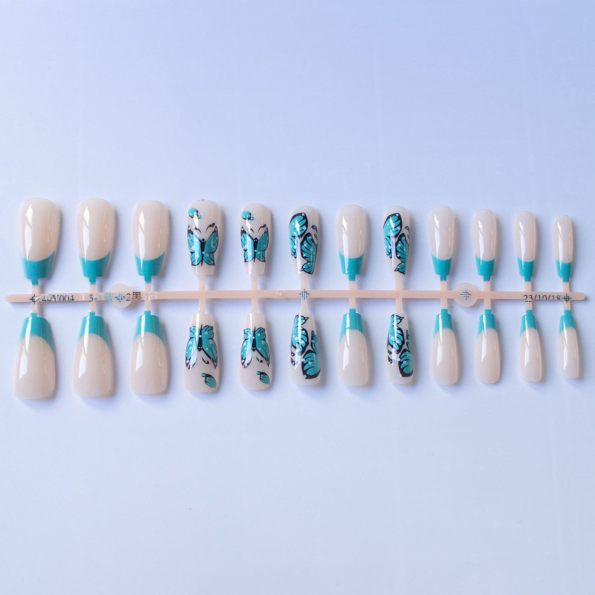 Künstlerisches Schmetterling Nagelkunstset