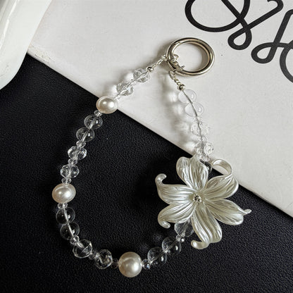 Elegante Blumen-inspirierte Perlen-Schlüsselanhänger Brehn