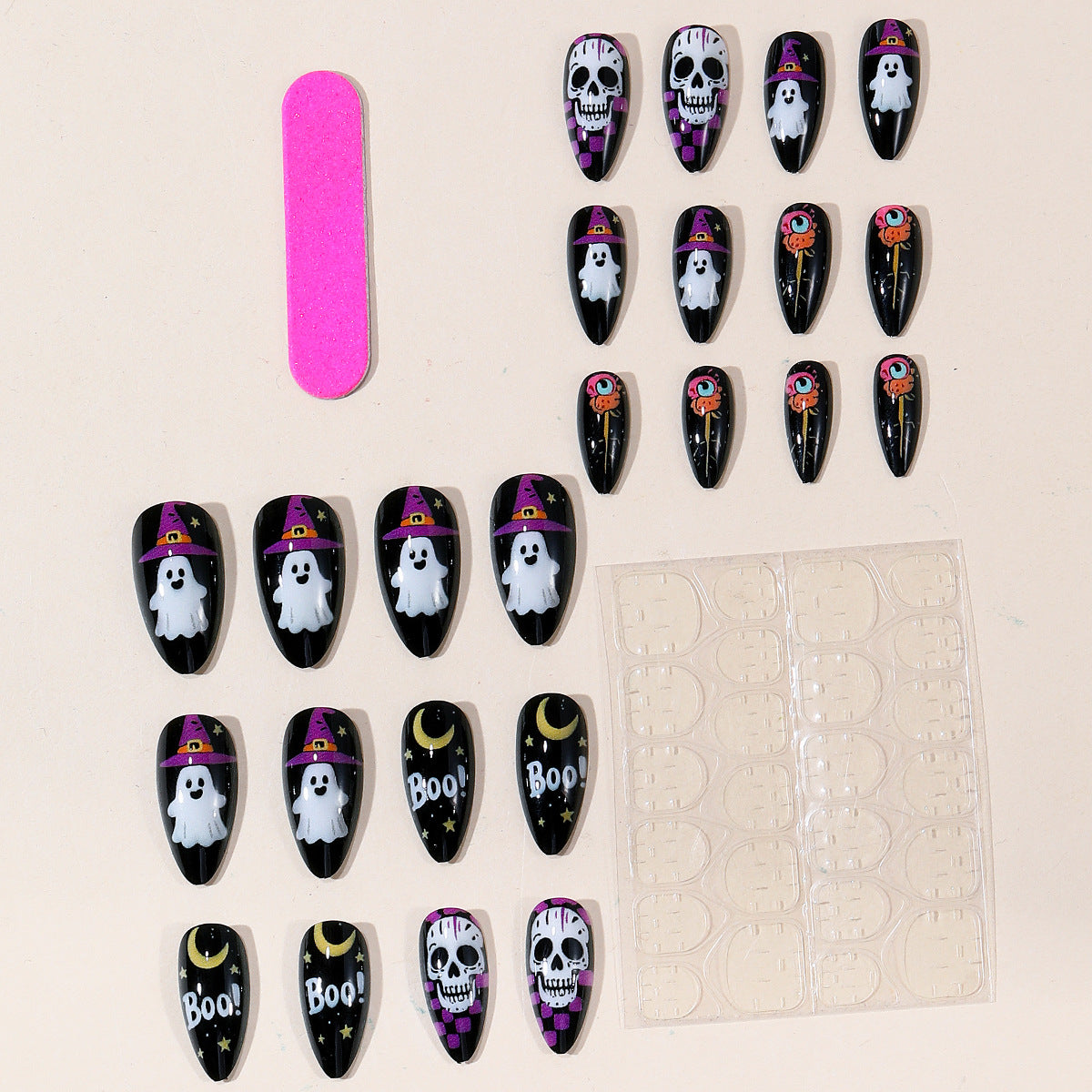 Gothic Halloween Nagelkunst Set Brehn