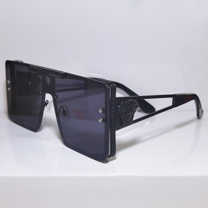 Damen oversized Luxus-Sonnenbrille mit filigranem Designelement Brehn