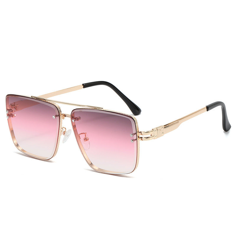 Damen Elegante Oversize-Sonnenbrille mit gradienten Gläsern und auffälligem Rahmen Brehn