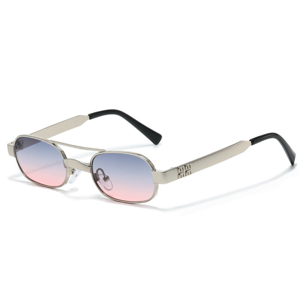 Stylische Minimalistische Oval Sonnenbrille Brehn