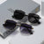 Damen quadratische Polarisations-Sonnenbrille Brehn