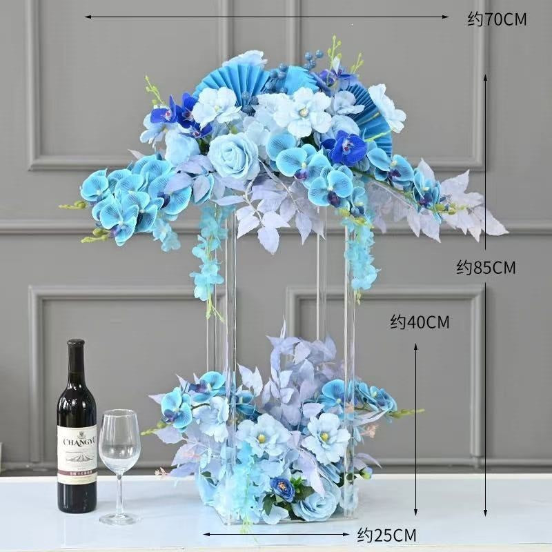 Elegante Blumenzentrale Vase