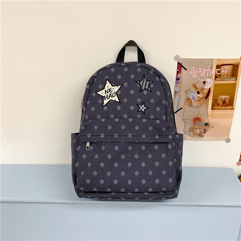 Trendige Karierte Grafik Rucksack Brehn