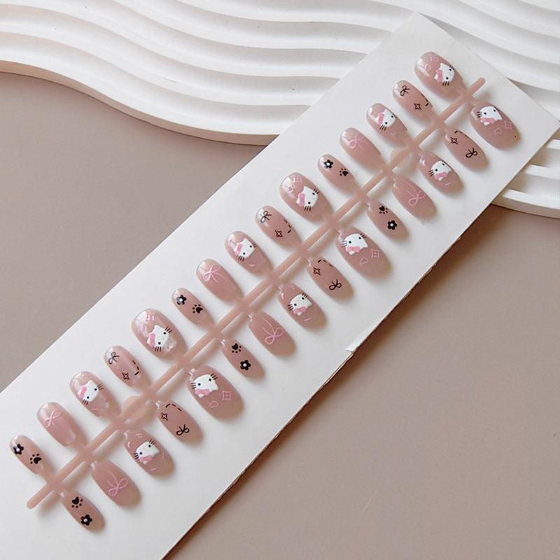Kawaii Kunstfingernägel Im Verspielten Design Brehn