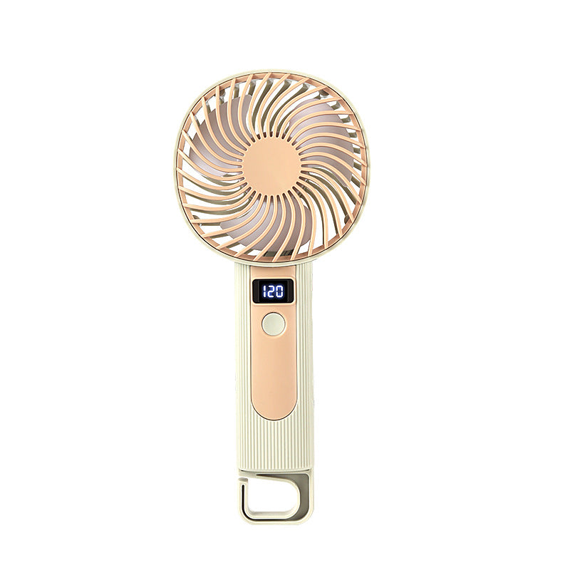 Damen Tragbarer Handventilator mit digitaler Geschwindigkeitsanzeige Brehn