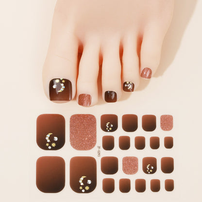 Glamouröse Gel-Nagelkunst-Wickel