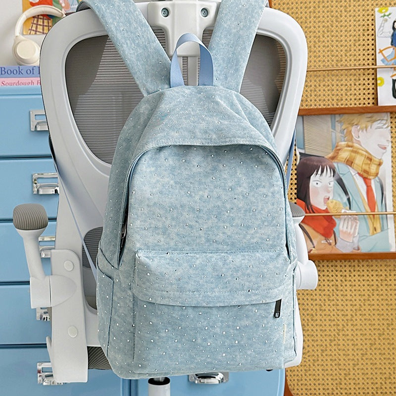Lässiger leichter Rucksack mit gepunktetem Design Brehn