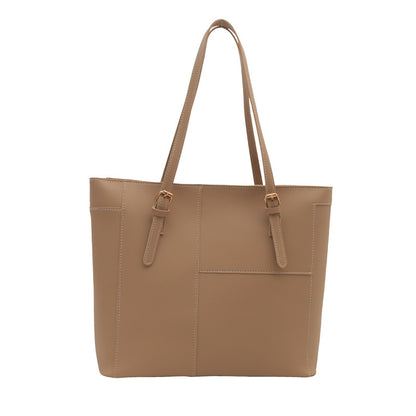 Elegante Strukturierte Leder Tragetasche
