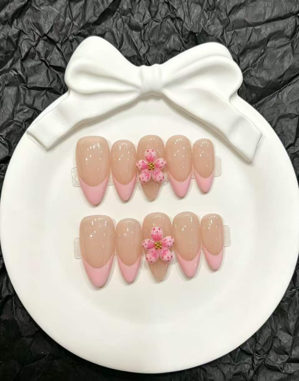 Dekoratives Floral Touch Press-On Nagelset