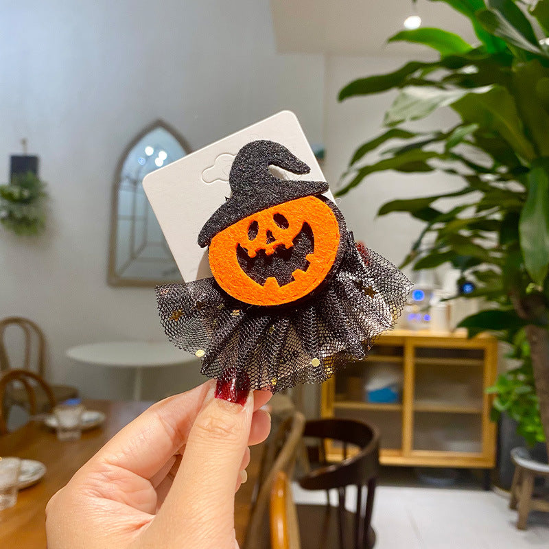 Kreative Halloween Haarspange mit Kürbis-Design Brehn