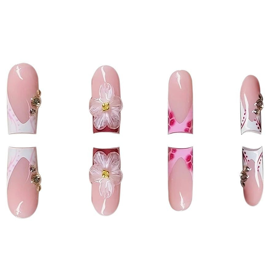 Blumen 3D Nagelkunst Verzierungen Brehn