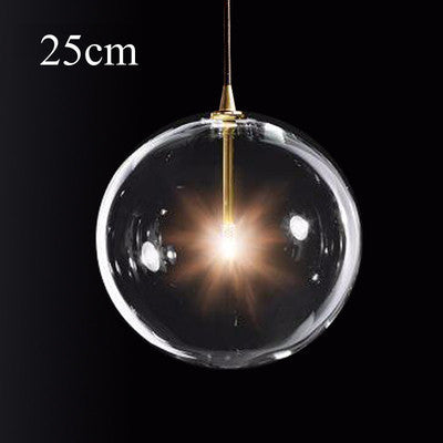 Stylische Glas Pendelleuchte