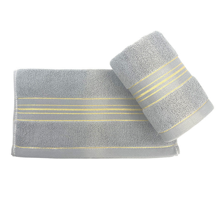 Frottee-Badetuch-Set Mit Eleganter Streifenbordüre Brehn