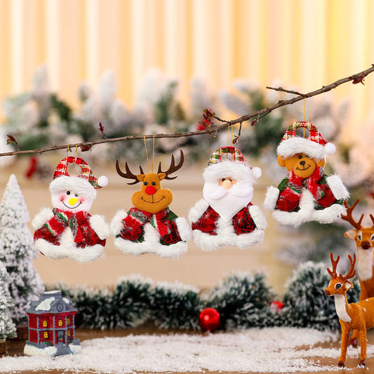 Plüsch Schneemann Ornament Brehn