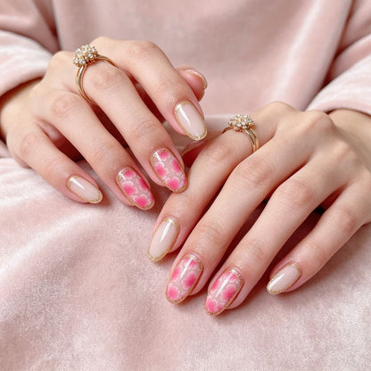 Blumen Design Press-On Nagelkunst Set