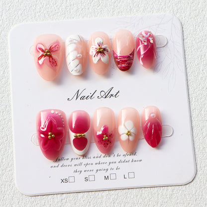 Blumenmuster Druck Auf Nail Art Kit