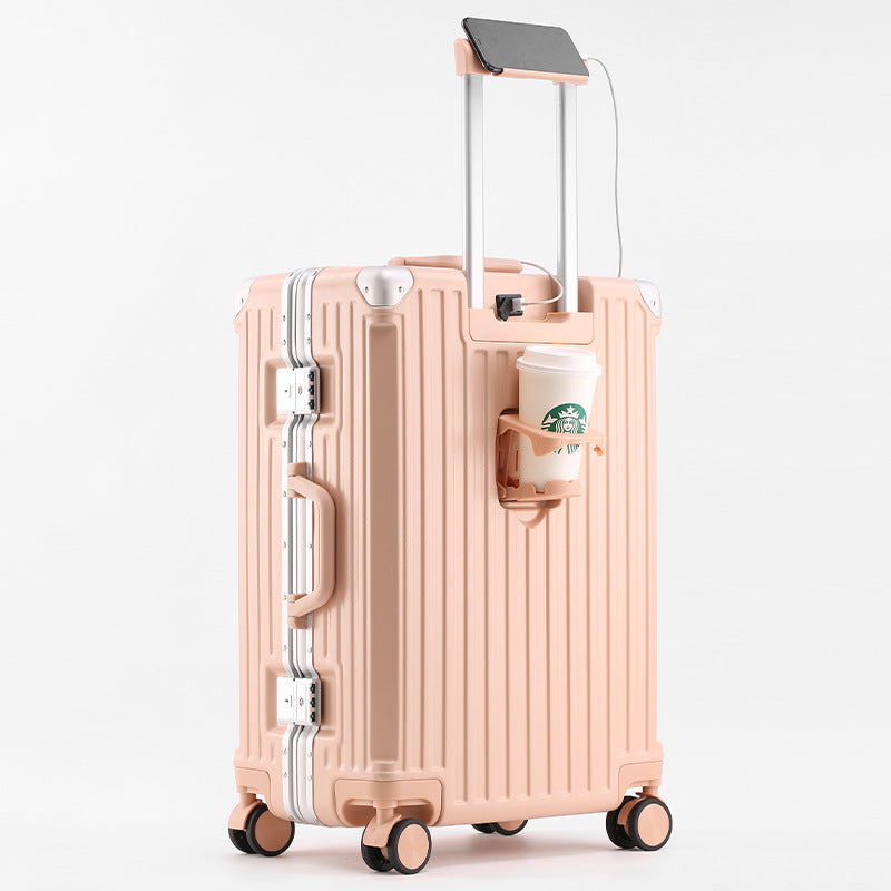 Unisex Smart Travel Koffer mit USB-Ladeanschluss Brehn
