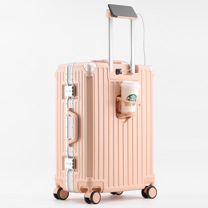 Unisex Smart Travel Koffer mit USB-Ladeanschluss Brehn