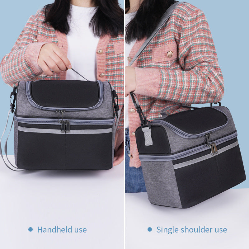 Damen Kühltasche mit isolierendem Hauptfach und mehreren Zubehörfächern Brehn