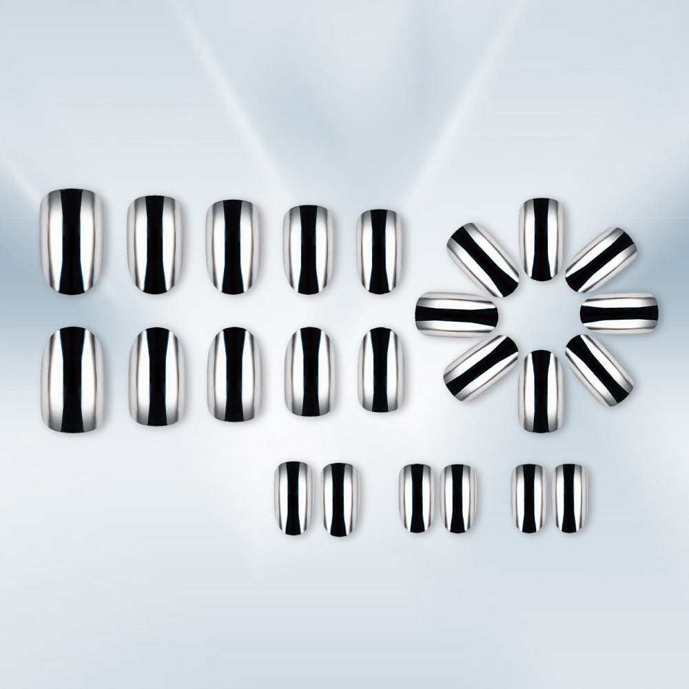 Metallic Finish Nail Art Brehn