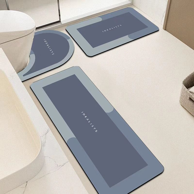 Modern Minimalist Badezimmermatten-Set Brehn