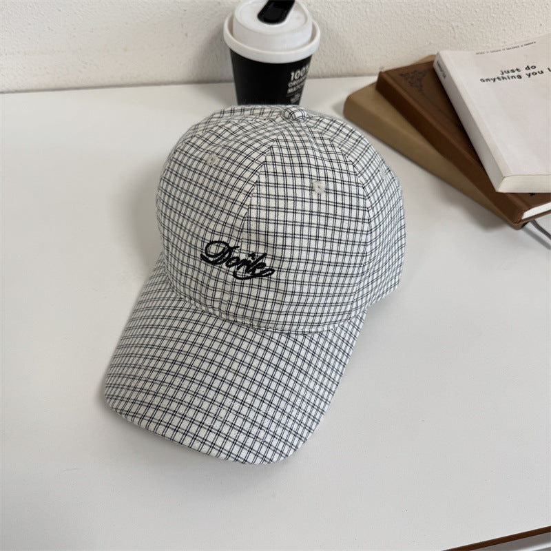 Herren Freizeit kariertes Baseballcap Brehn
