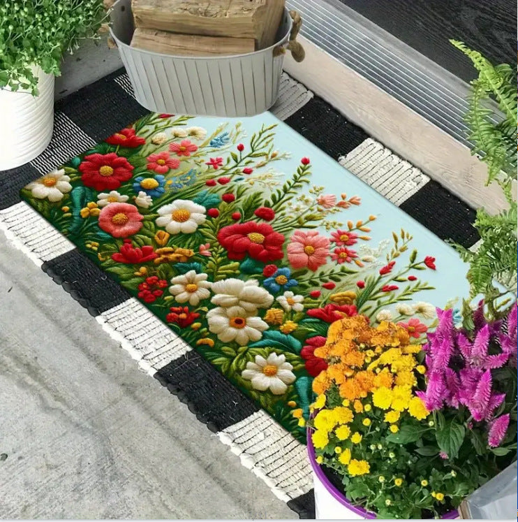 Dekorativer floraler Bereichsteppich Brehn