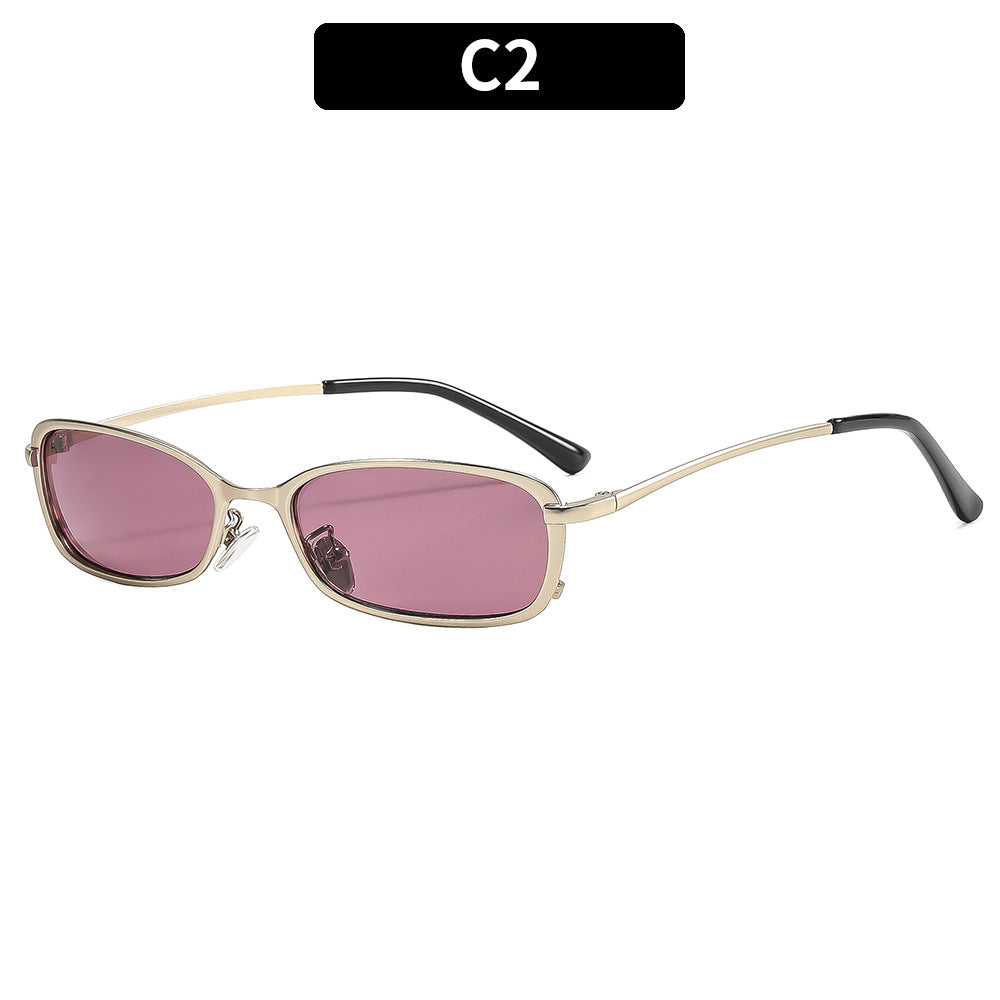 Designer Rechteck Sonnenbrille