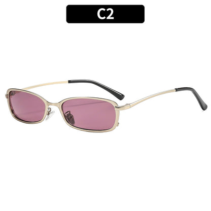 Designer Rechteck Sonnenbrille