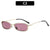 Designer Rechteck Sonnenbrille